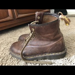 Made in England Brown Dr Martens
